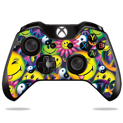Mixbonco-peace Smile Skin Decal Wrap For Microsoft Xbox One & One S Controller - Peace Smile