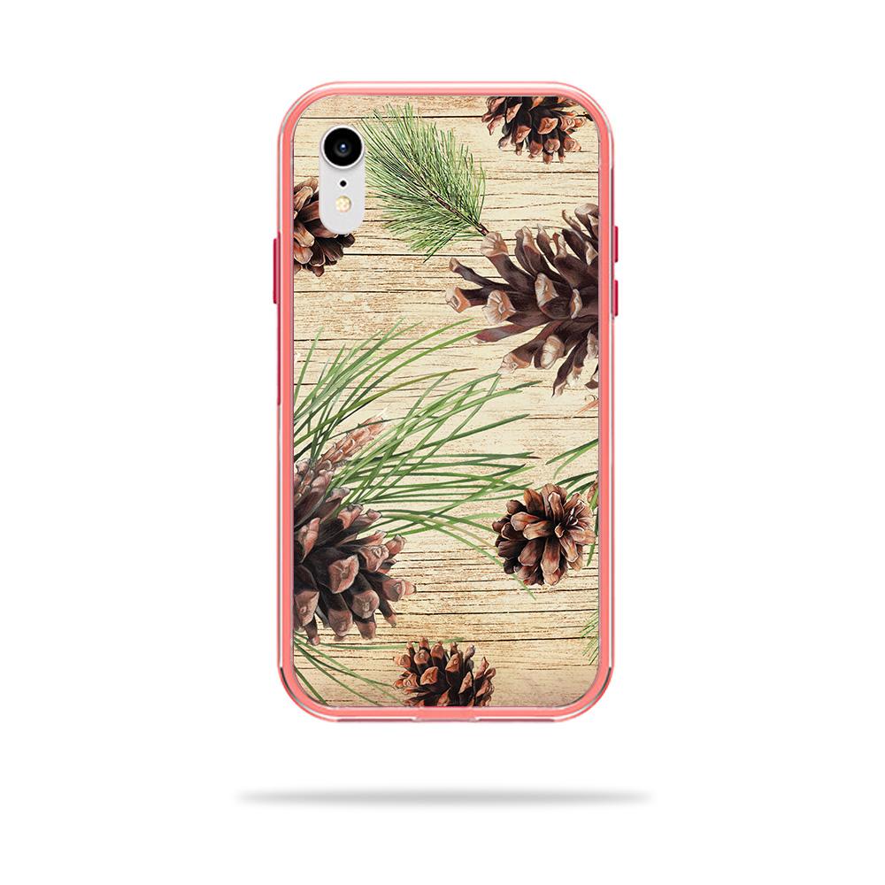 UPC 795758841714 product image for LIFSLIPXR-Pine Collage Skin Decal Wrap for LifeProof SLAM iPhone XR Case Sticker | upcitemdb.com