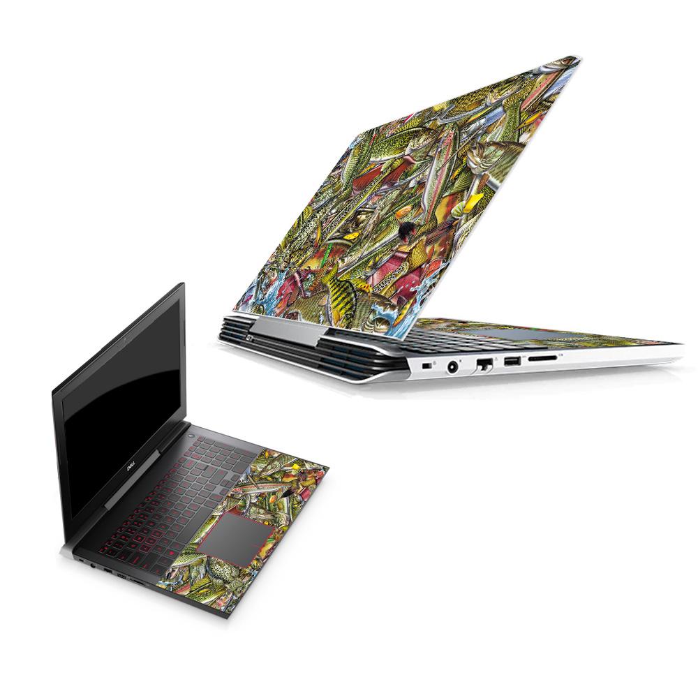 UPC 745839000073 product image for DEG515-Fish Puzzle Skin Decal Wrap for Dell G5 15 in. 2018 Gaming Laptop Sticker | upcitemdb.com