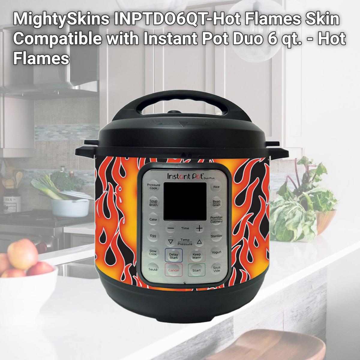 Picture of MightySkins INPTDO6QT-Hot Flames Skin Compatible with Instant Pot Duo 6 qt. - Hot Flames