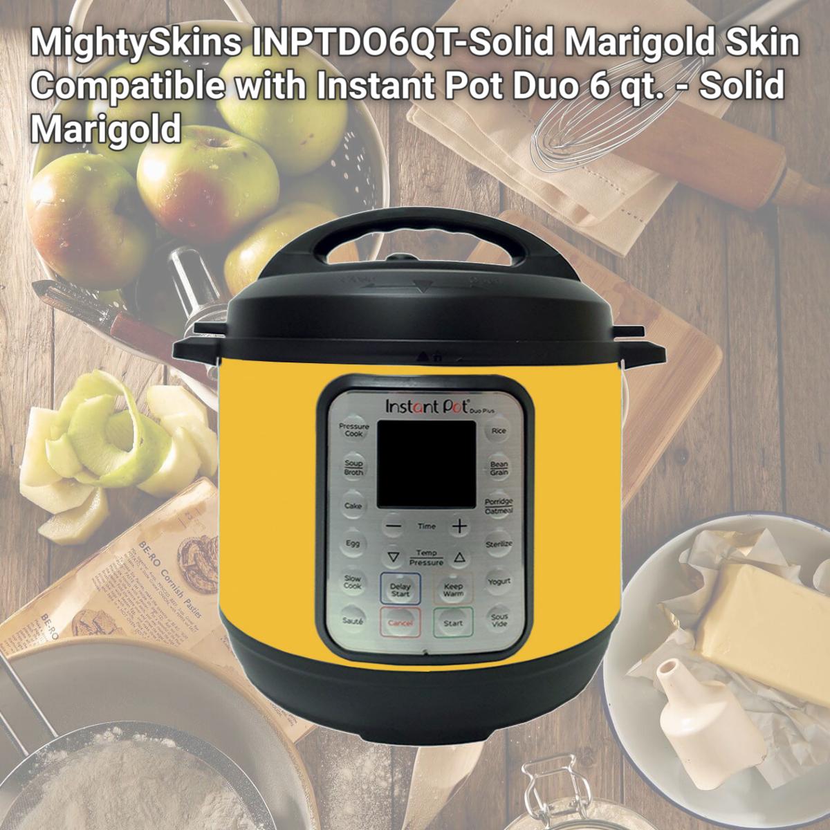 Picture of MightySkins INPTDO6QT-Solid Marigold Skin Compatible with Instant Pot Duo 6 qt. - Solid Marigold