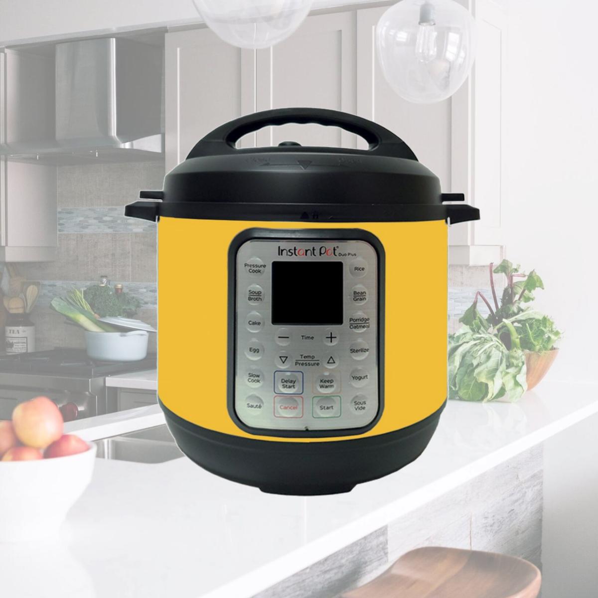Picture of MightySkins INPTDO6QT-Solid Marigold Skin Compatible with Instant Pot Duo 6 qt. - Solid Marigold
