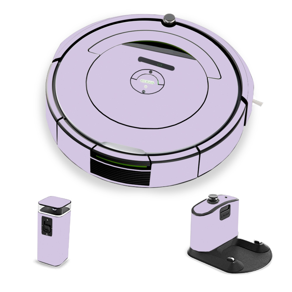 Irro690-solid Lilac Skin For Irobot Roomba 690 Robot Vacuum, Solid Lilac