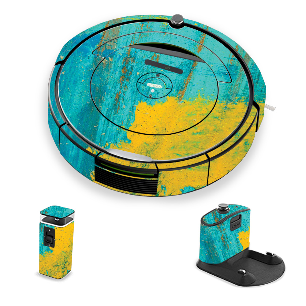 Irro690-acrylic Blue Skin For Irobot Roomba 690 Robot Vacuum, Acrylic Blue