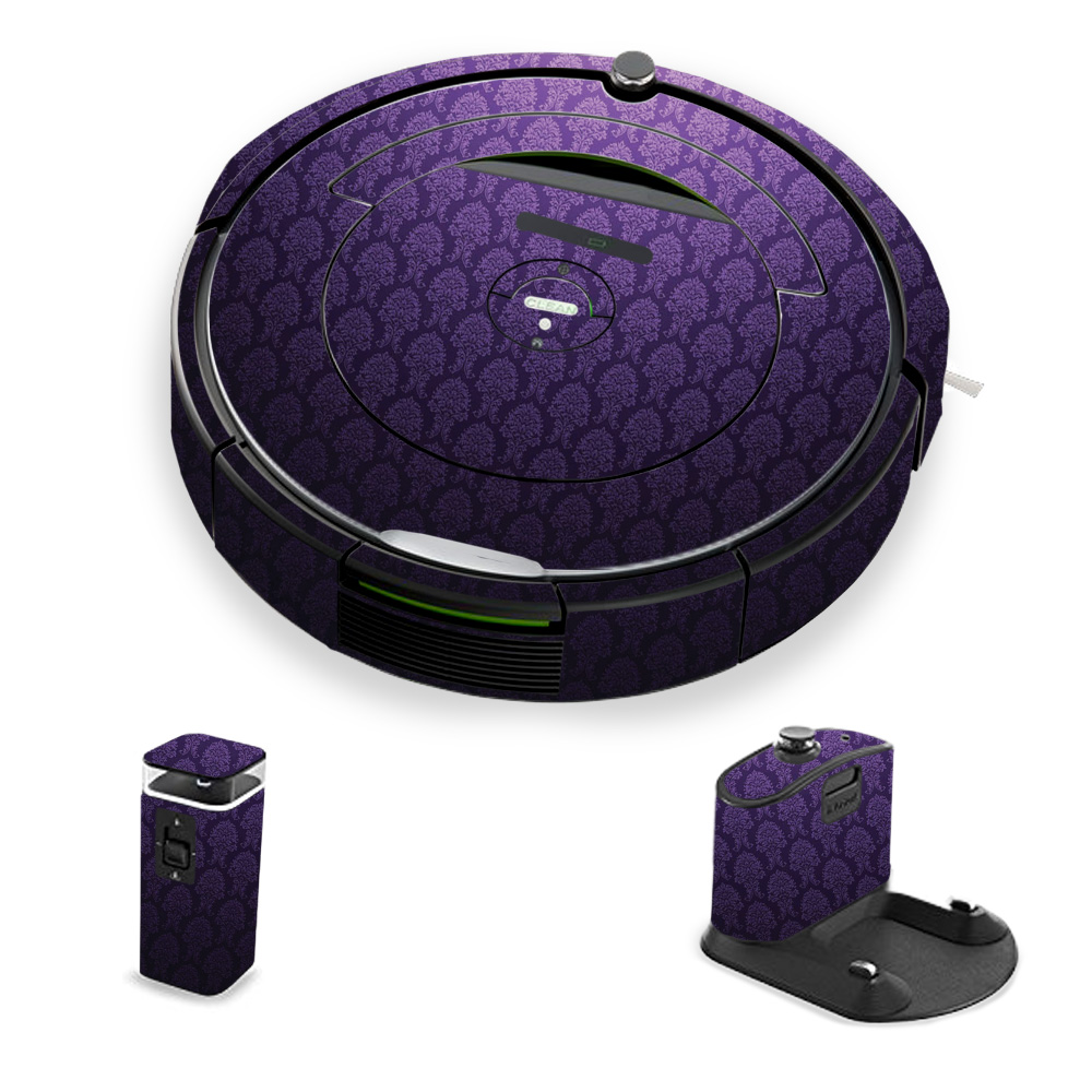 Irro690-antique Purple Skin For Irobot Roomba 690 Robot Vacuum, Antique Purple