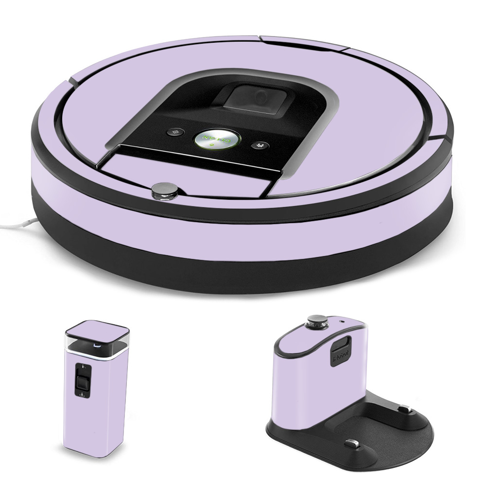 Irro960-solid Lilac Skin For Irobot Roomba 960 Robot Vacuum, Solid Lilac
