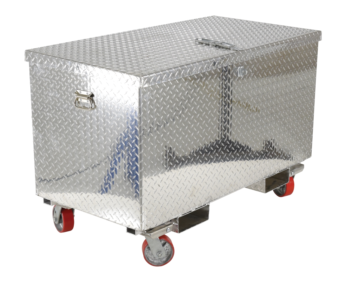 Apts-2448-cf 24 X 48 In. Aluminum Tool Box With Casters & Forks