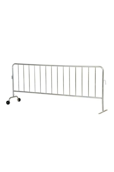 UPC 691215078023 product image for PRAIL-102-G-WF Galvanized Barrier with 1 Wheel & 1 Flat | upcitemdb.com