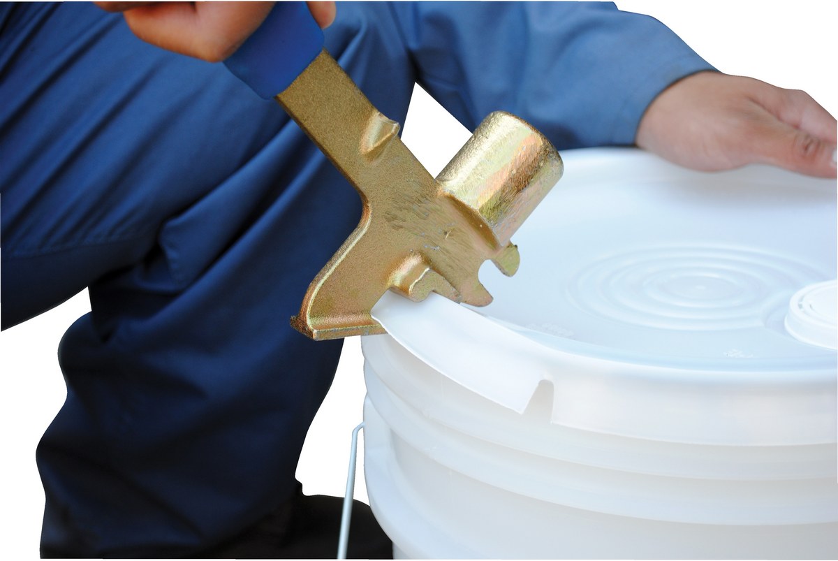 Picture of Vestil Manufacturing PAIL-PAL-UN 11 x 3.5 x 1.875 in. Cast Steel UN Rated Pail Opener - 5 gal - Gold