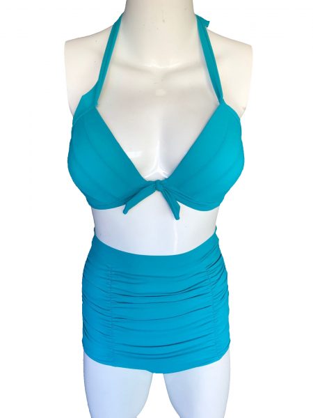 6148 Blue-6148-blue-s Women Lulu Swimsuits Bikinis Bathing Suit, Blue - Small
