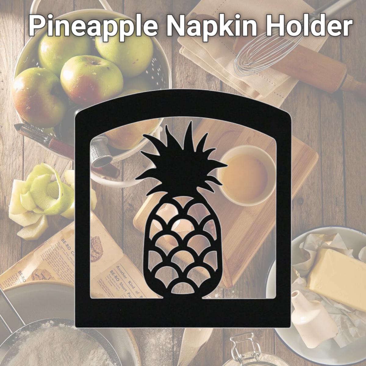 Picture of Village Wrought Iron NH-44 Pineapple Napkin Holder