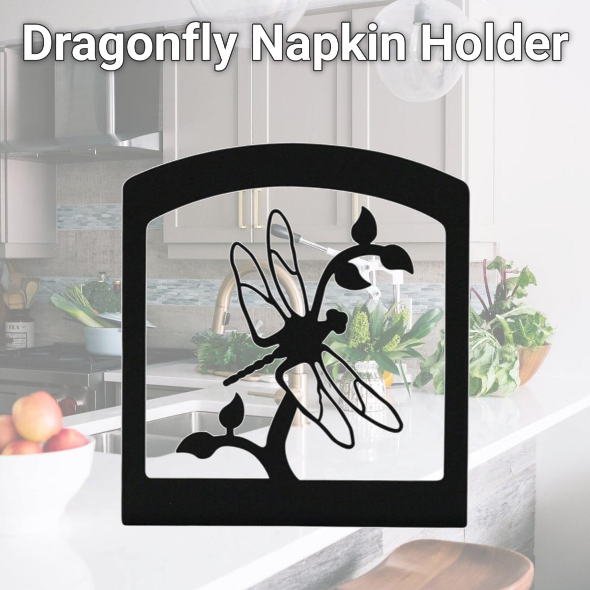 Picture of Village Wrought Iron NH-71 Dragonfly Napkin Holder