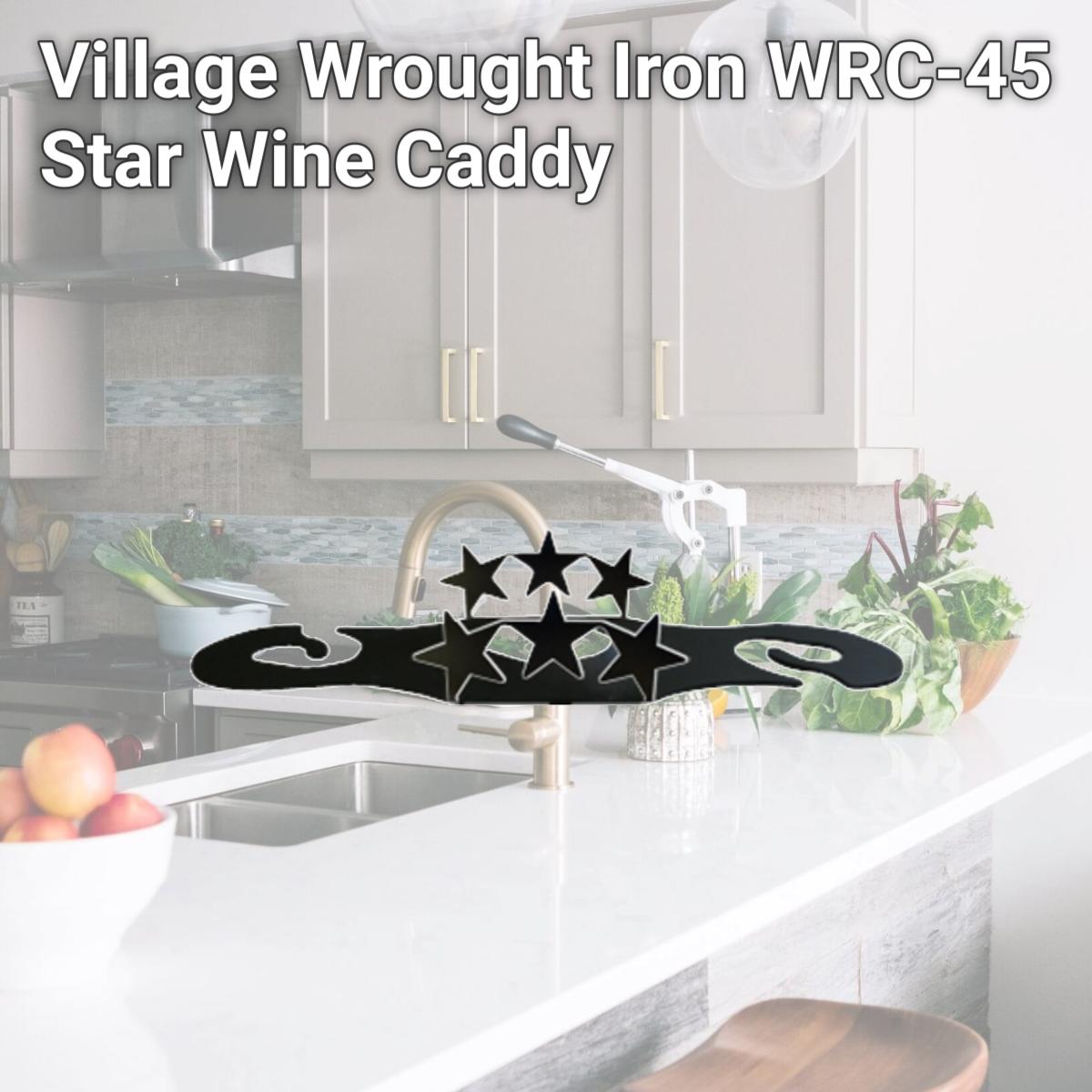 Picture of Village Wrought Iron WRC-45 Star Wine Caddy