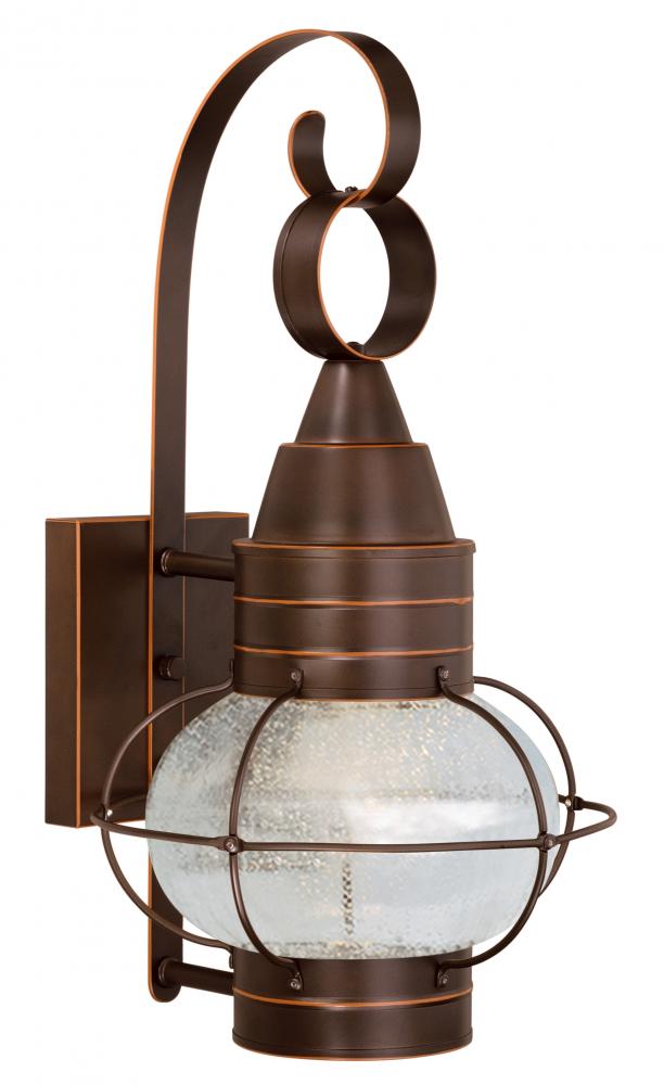 T0249 10 In. Chatham Dualux Outdoor Wall Light, Burnished Bronze - Steel