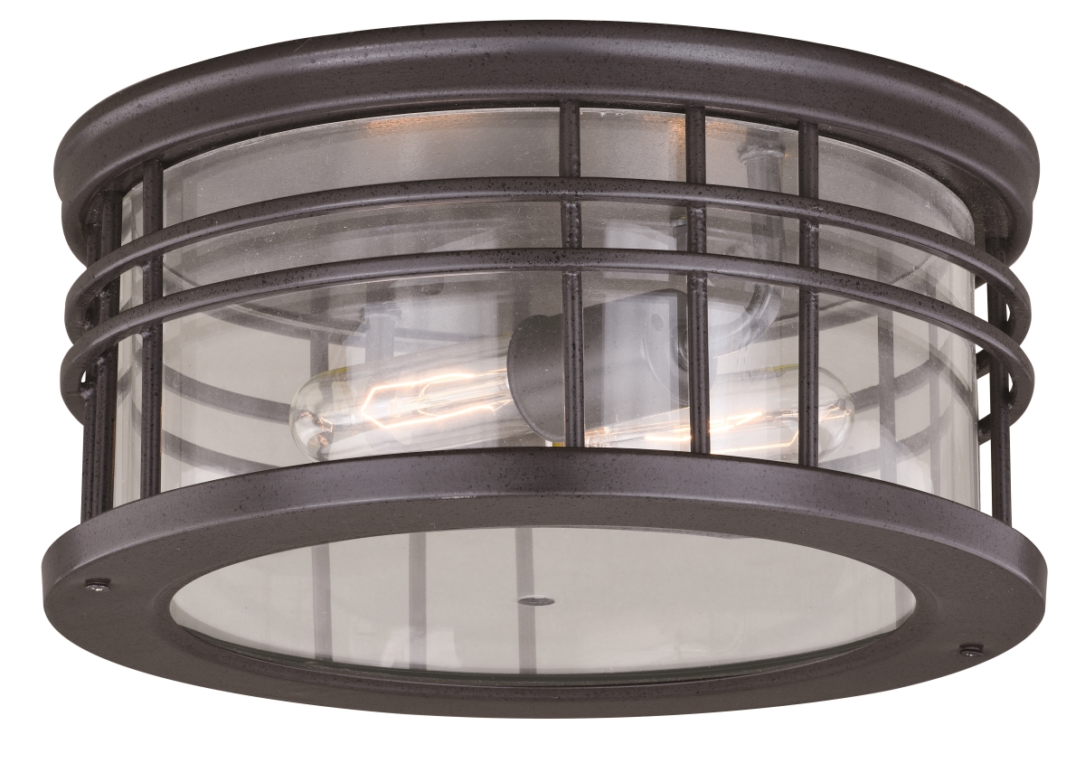 T0361 12 In. Wrightwood Outdoor Flush Mount