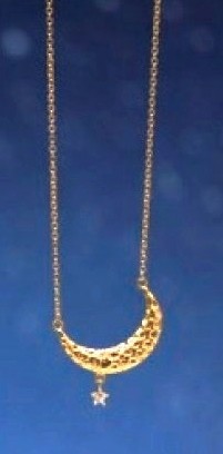 71168 Sora-jewelry Crescent Moon Necklace, Pack Of 120