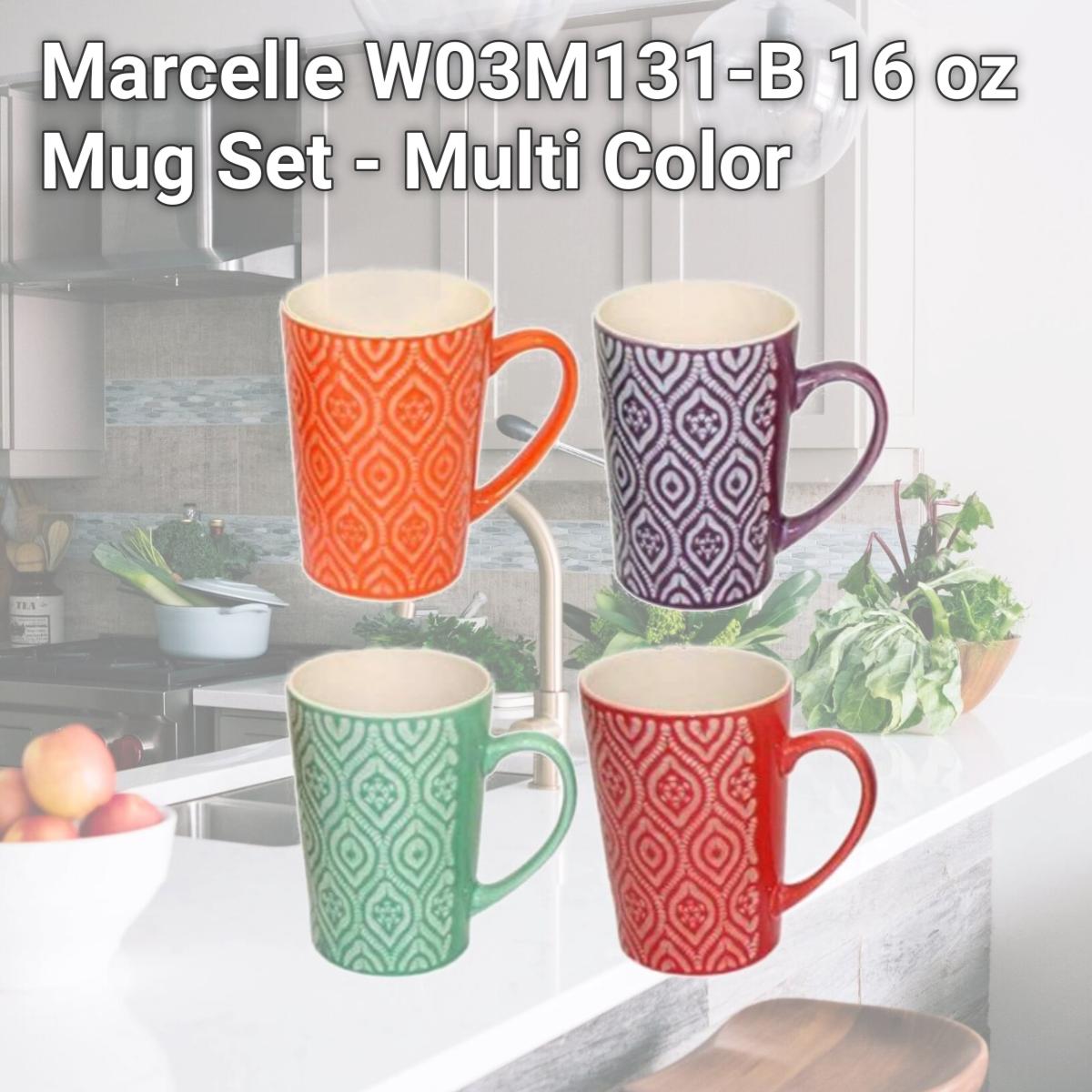 Picture of Marcelle W03M131-B 16 oz Mug Set - Multi Color