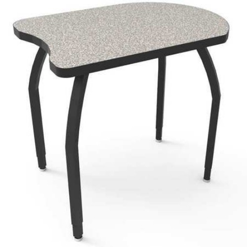 Elo Adapt Ii Desk With Grey Nebula Laminate & 4 Adjustable Black Legs - 26-31 X 30 X 21.5 In.