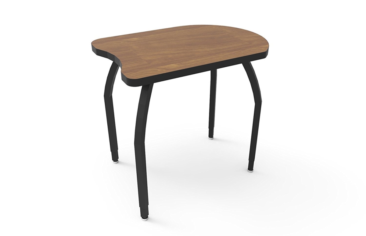 Elo Adapt Ii Desk With Wild Cherry Laminate & 4 Junior Adjustable Black Legs - 21-26 X 30 X 21.5 In.