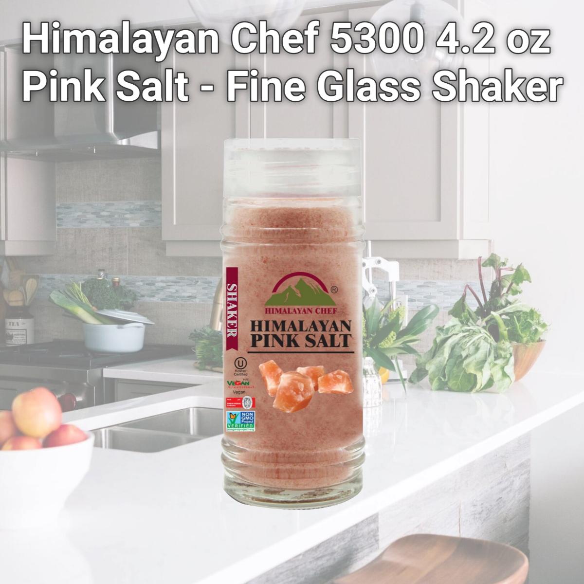 Picture of Himalayan Chef 5300 4.2 oz Pink Salt - Fine Glass Shaker