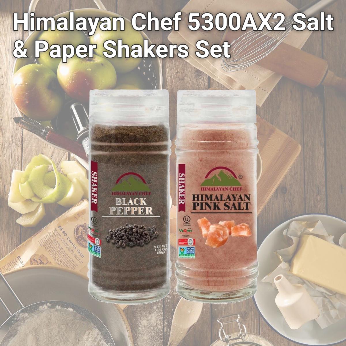Picture of Himalayan Chef 5300AX2 Salt & Paper Shakers Set