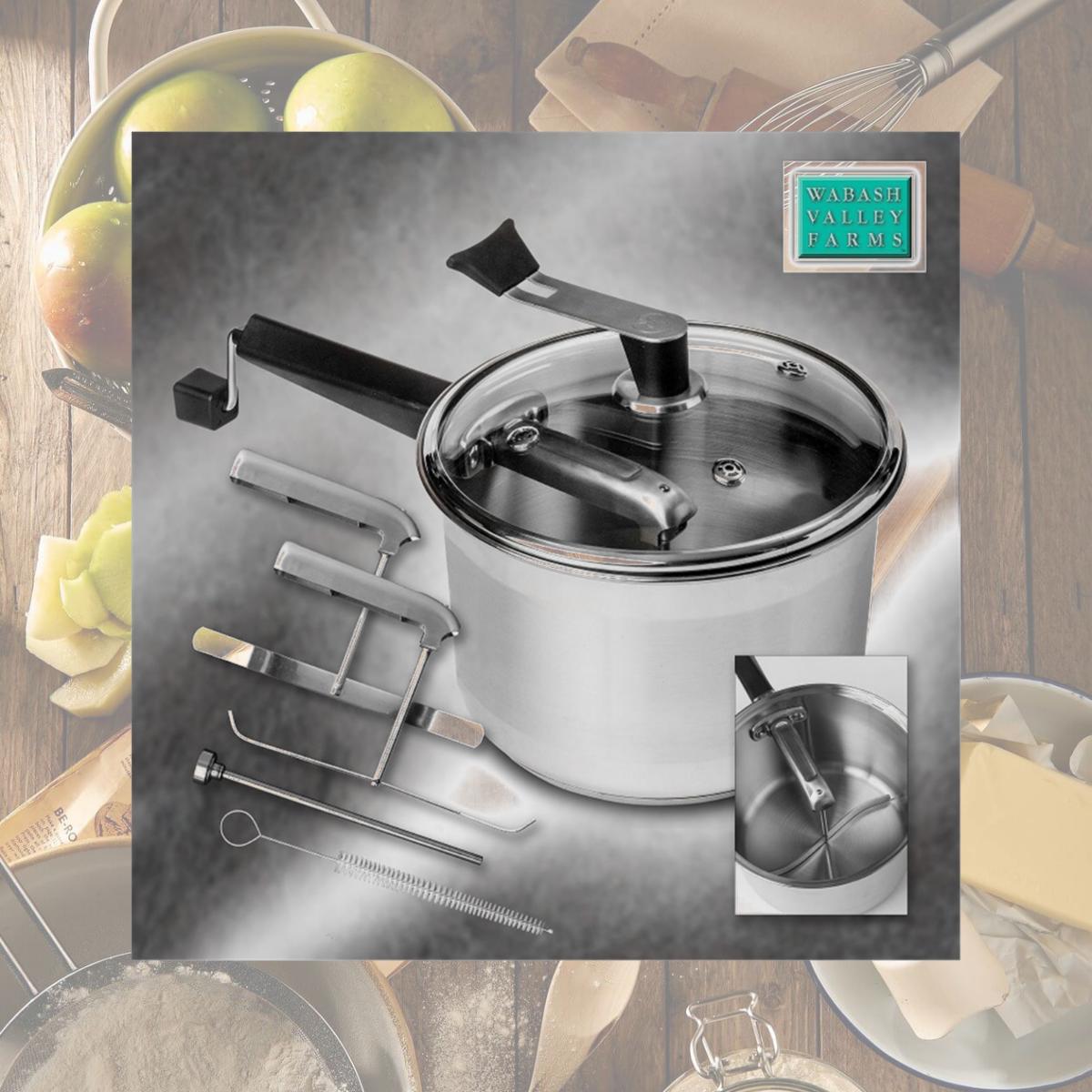 Picture of Wabash Valley Farms 23000-D Stainless Steel Platinum Series Stovetop Popcorn Popper