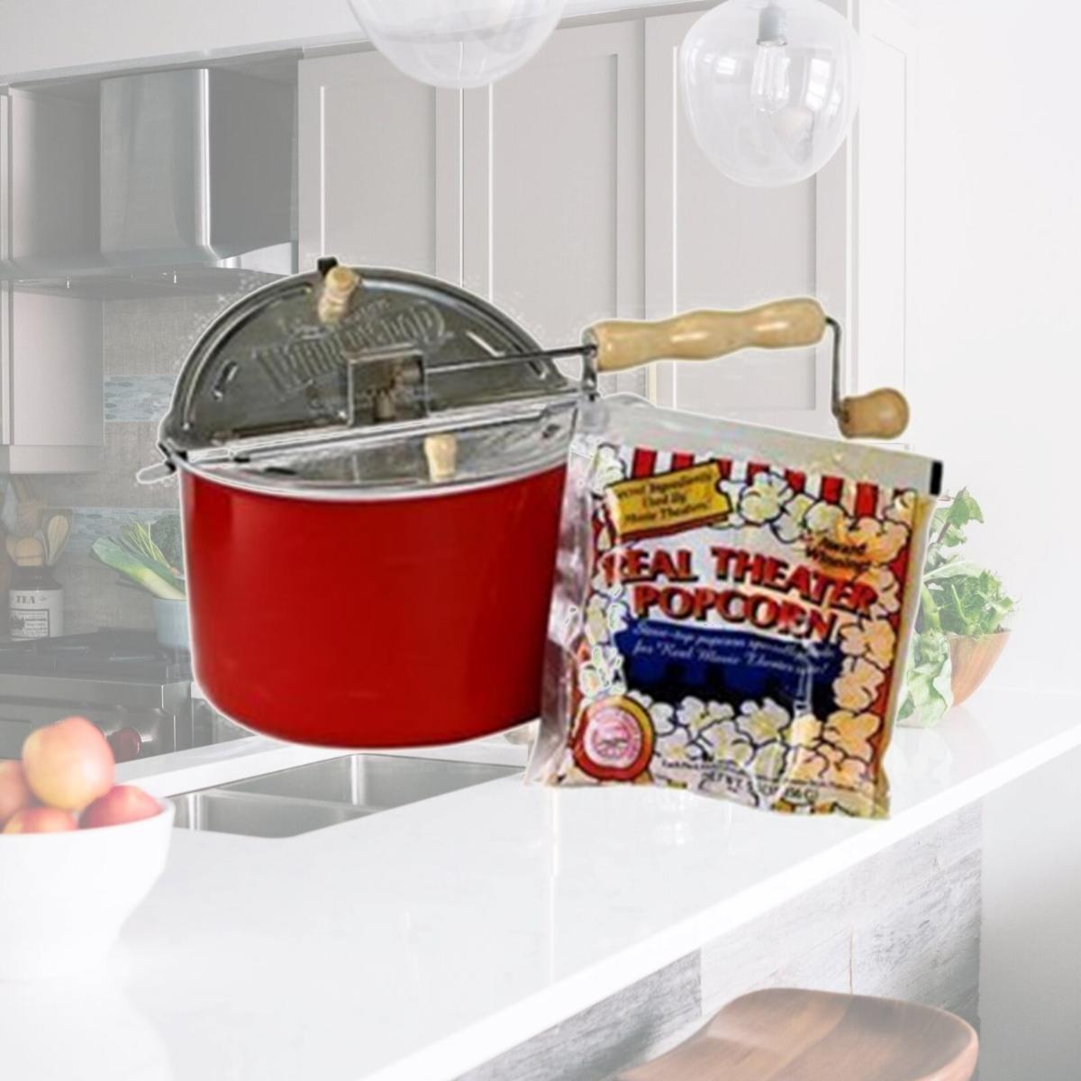 Picture of Wabash Valley Farms 26001DS Barn Red Whirley-PopTM  Real Theater Popping Kit