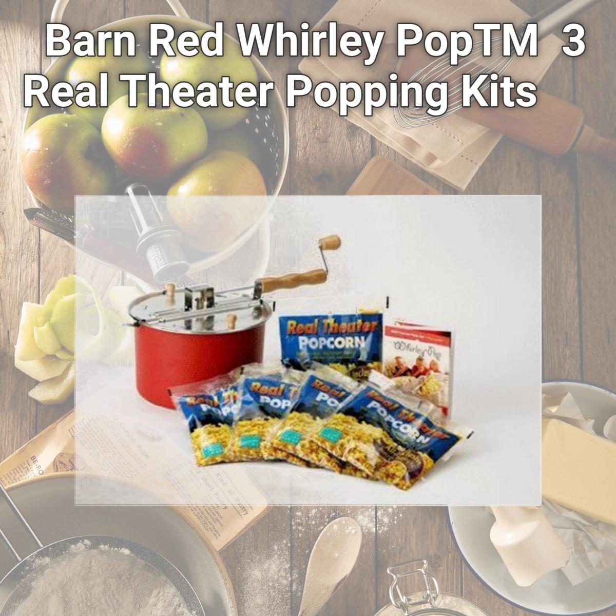 Picture of Wabash Valley Farms 26004DS Barn Red Whirley PopTM  3 Real Theater Popping Kits