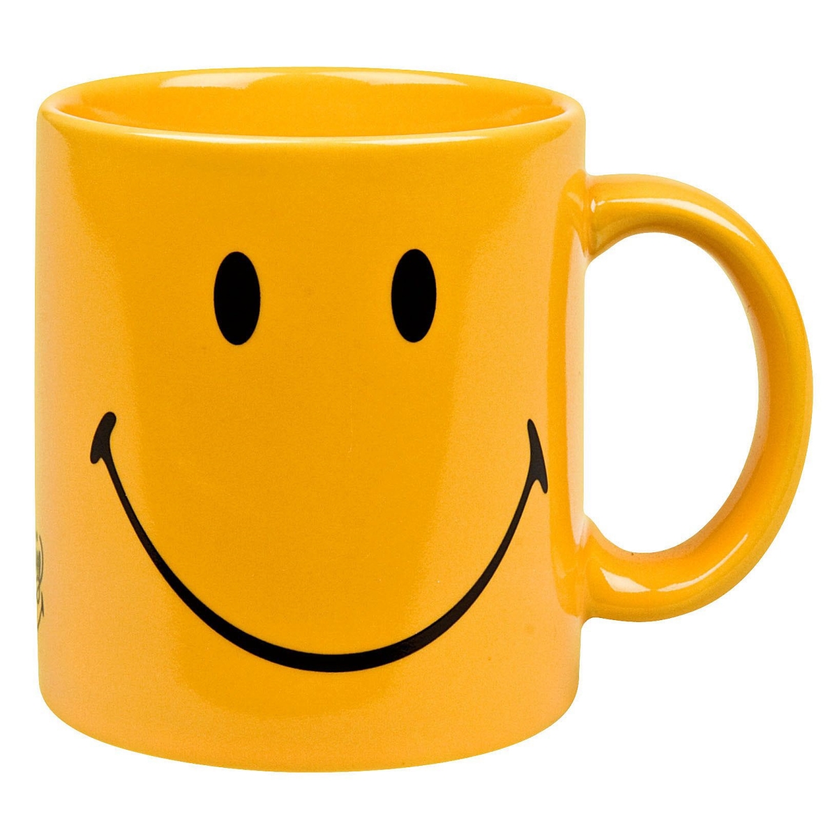 01 S 6mg 1225 Smiley Yellow Mugs - Set Of 6