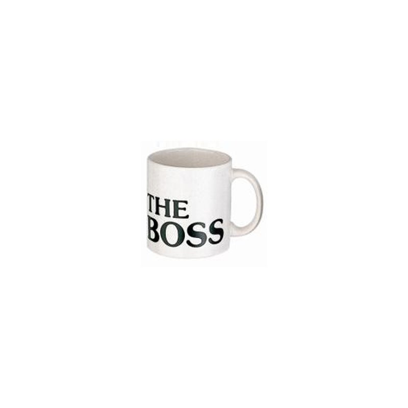 01 S 6mg 4082 The Boss Mugs, White - Set Of 6