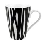 44 1 032 1427 Rhythm Mugs, Black & White - Set Of 4