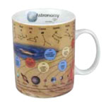44 1 330 1823 Mugs Of Knowledge Astronomy - Set Of 4