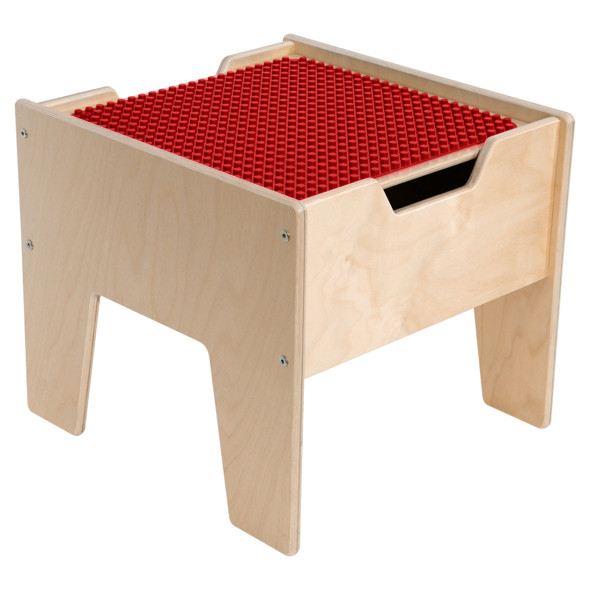 C991300f-pr 2-n-1 Activity Table With Red Duplo Compatible Top - Assembled