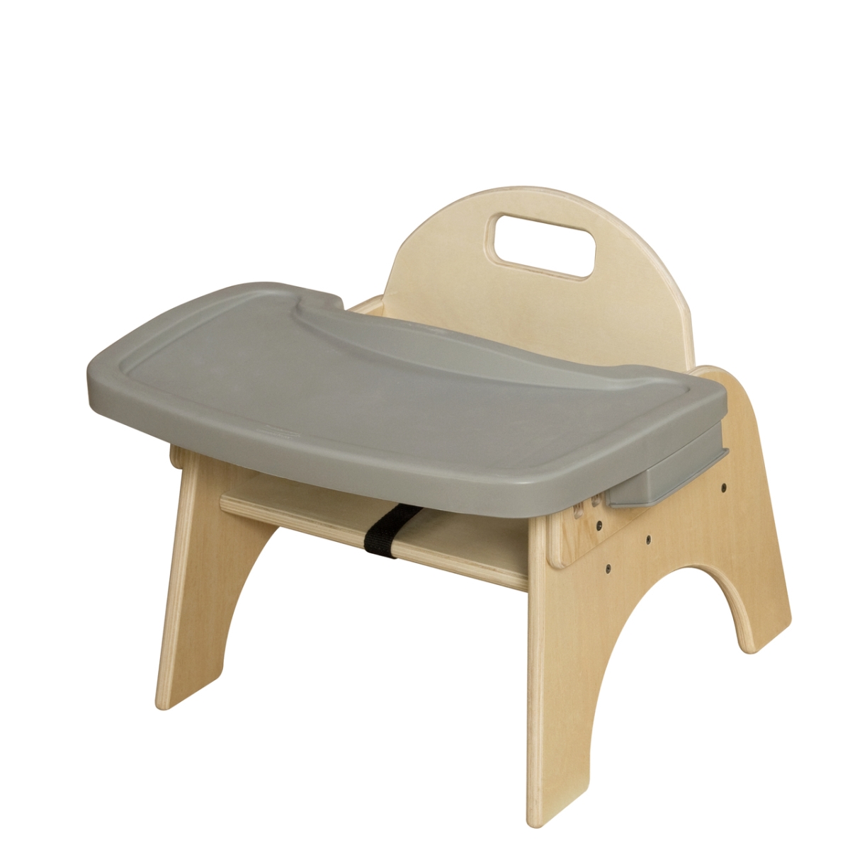 7 In. Seat Height, Woodie With Adjustable Tray
