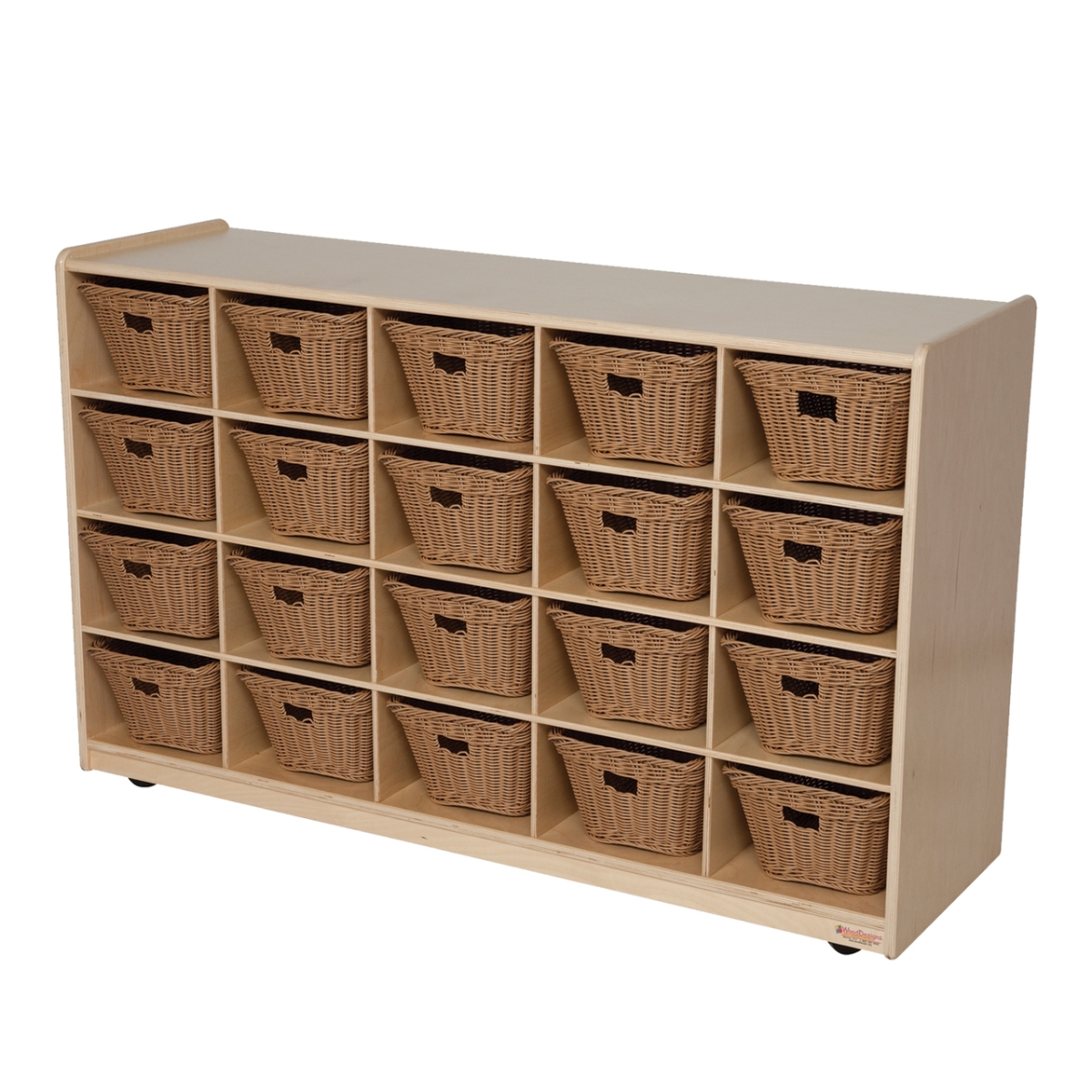 14589-718 Tip-me-not 20 Tray Storage With Baskets