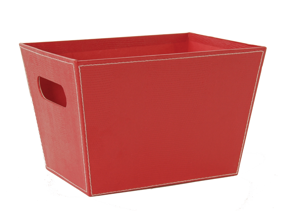 7116-red 8.25 In. Paperboard Tote Red Pack Of 2