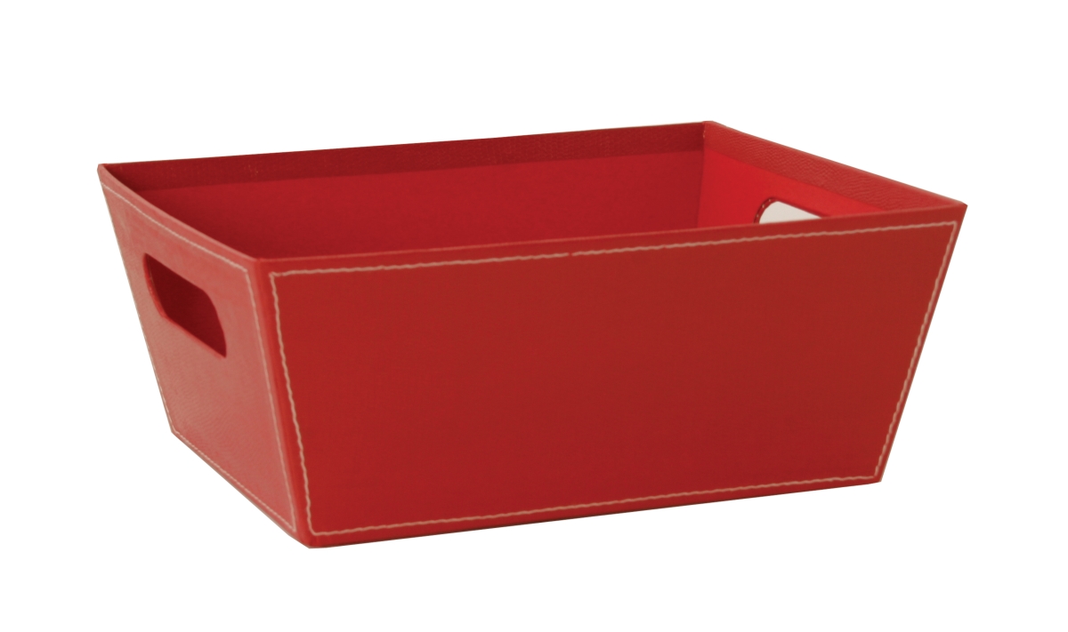 7117-red 10 In. Paperboard Tray Red Pack Of 2