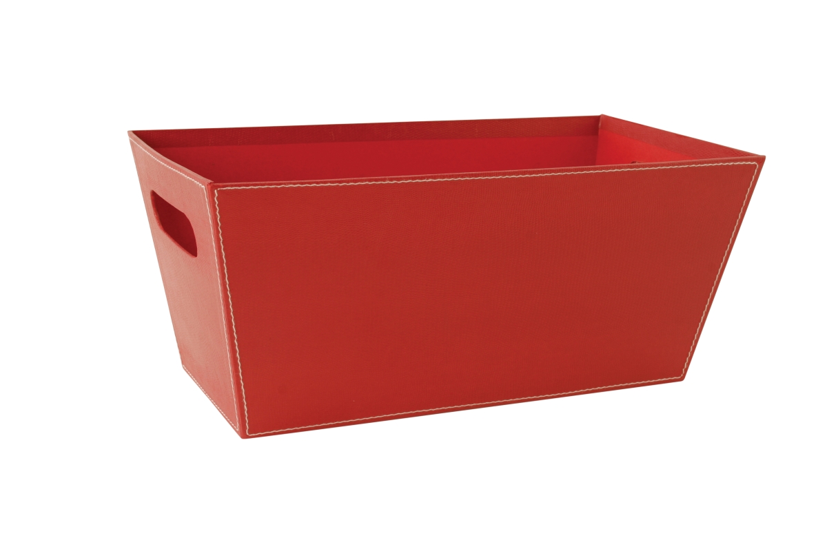 7118-red 13 In. Paperboard Tote Red Pack Of 2