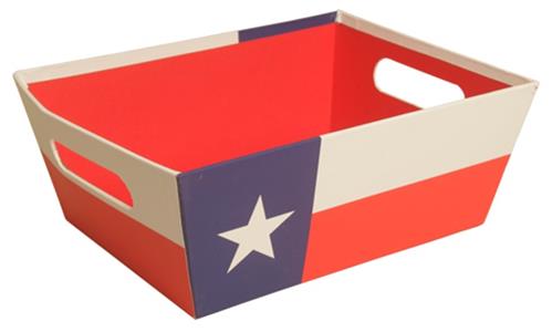 7117-tx 10 In. Texas Paperboard Tray - Set Of 3