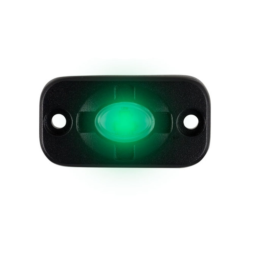 He-tl1g 1.5 X 3 In. Auxillary Lighting Pod, Green