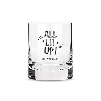 9888-p-8484-147-c10 Personalized Whiskey Glasses With All Lit Up Printing, Black