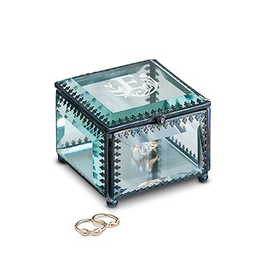 7011-p-1082-106-02 Vintage Inspired Glass Jewelry Box Modern Fairy Tale Monogram Etching