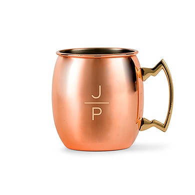 7262-p-8945-106 Stacked Monogram Copper Moscow Mule Mug