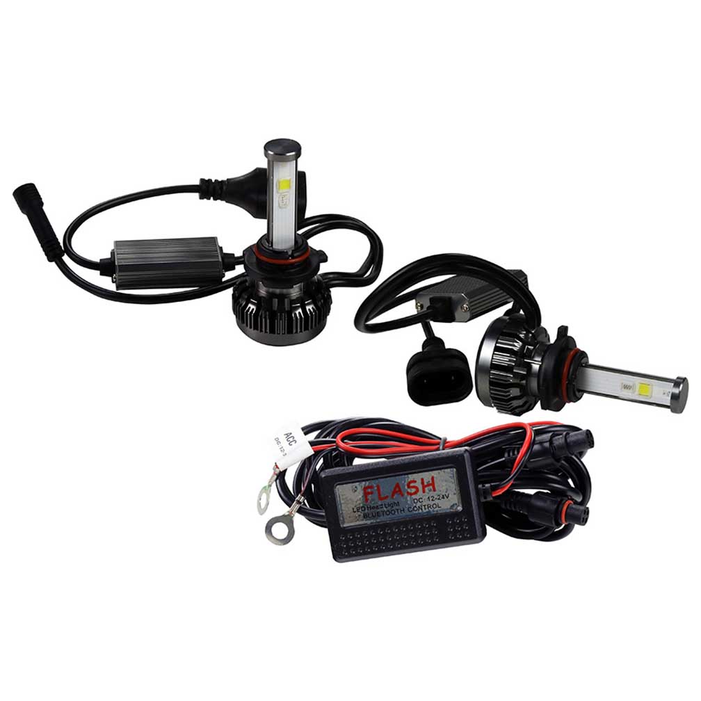 Maxpower RGB8806K 880 RGB 6000K LED Headlights Controlled by Smart Phone Via Bluetooth Maxpower RGB8806K 880 RGB 6000K LED Headlights Controlled by Smart Phone Via Bluetooth