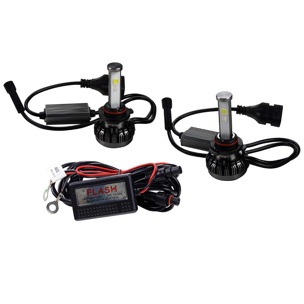 Maxpower RGBH76K H7 RGB 6000K LED Headlights Controlled by Smart Phone Via Bluetooth Maxpower RGBH76K H7 RGB 6000K LED Headlights Controlled by Smart Phone Via Bluetooth