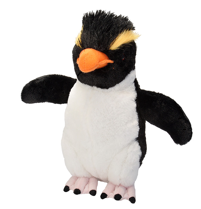 19437 12 in. Rockhopper Penguin Stuffed Animal Plush Toy