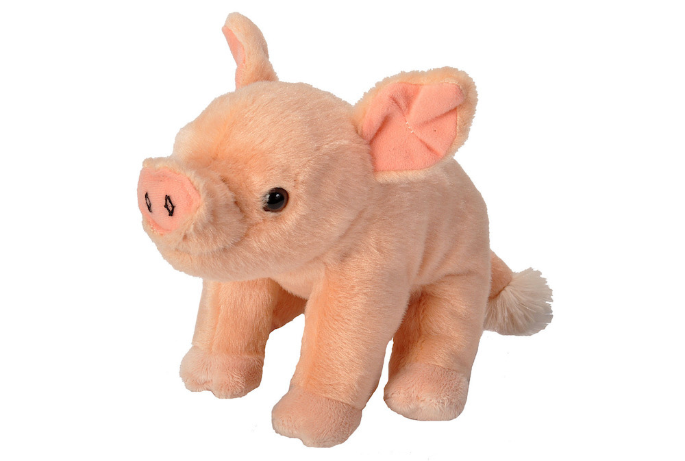 16998 8 in. Baby Pig Stuffed Animal Plush Toy