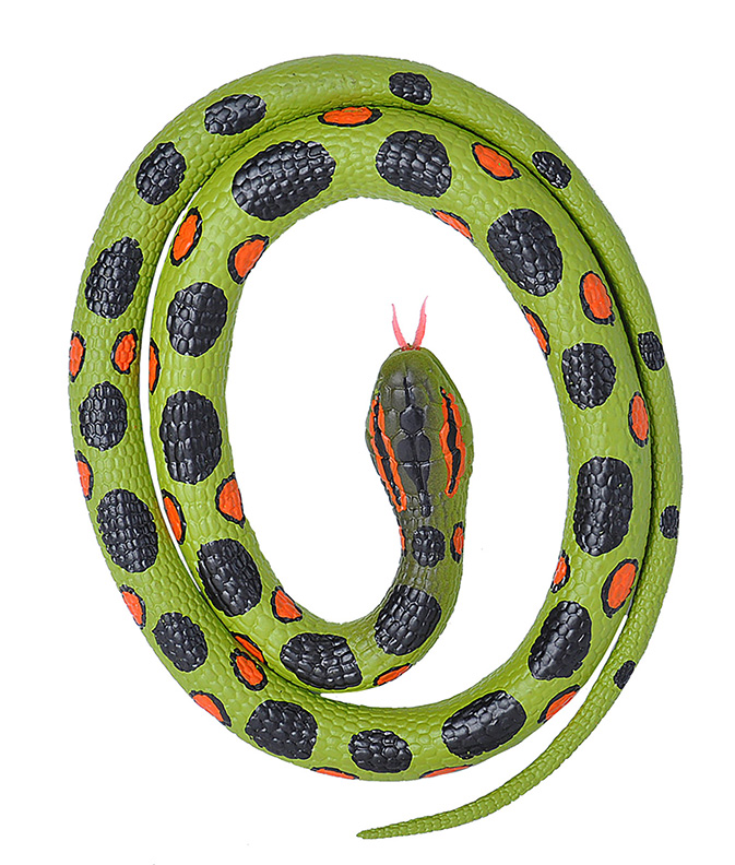 20774 42 in. Anaconda Rubber Snake Toy