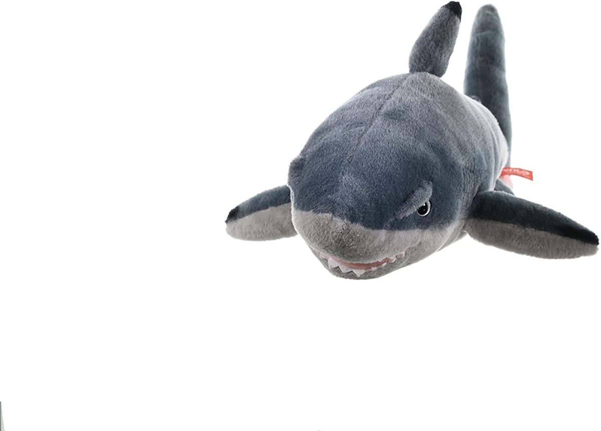 22484 15 in. Black Tipped Shark Stuffed Animal Plush Toy