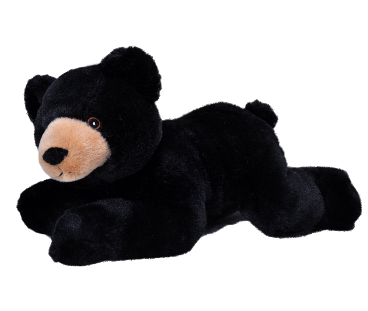 24758 12 in. Black Bear Ecokins Stuffed Animal Plush Toy